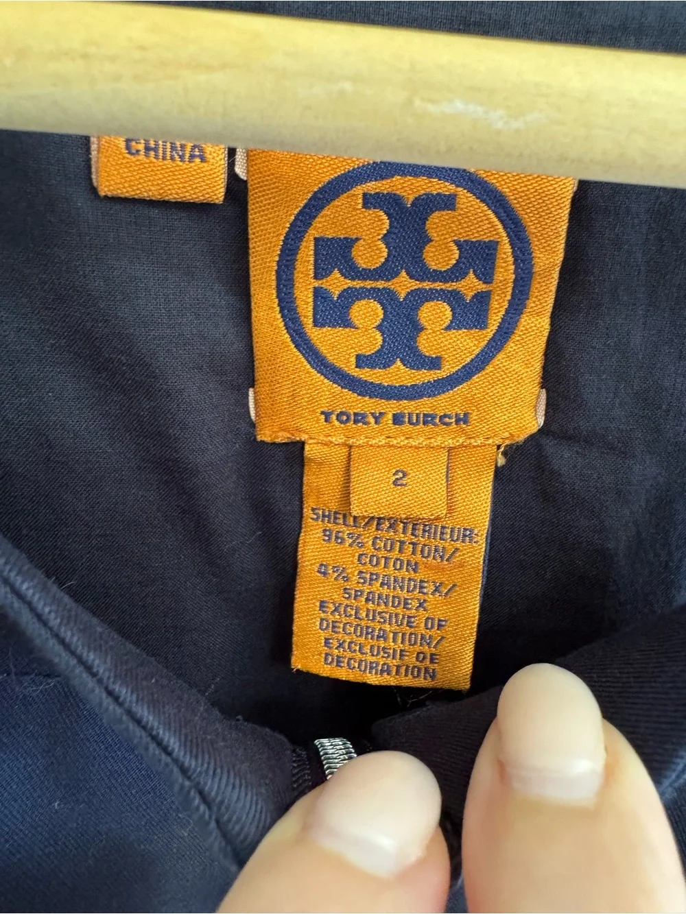 Tory Burch Navy Buckle Dress